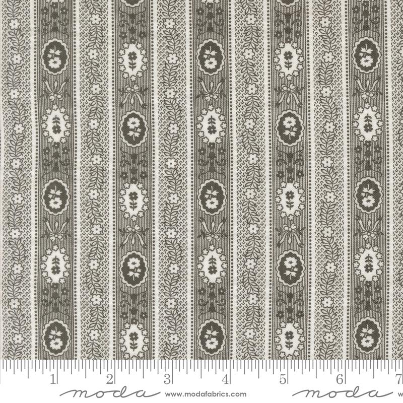 Agatha Road Wallpaper Stripes- Midnight