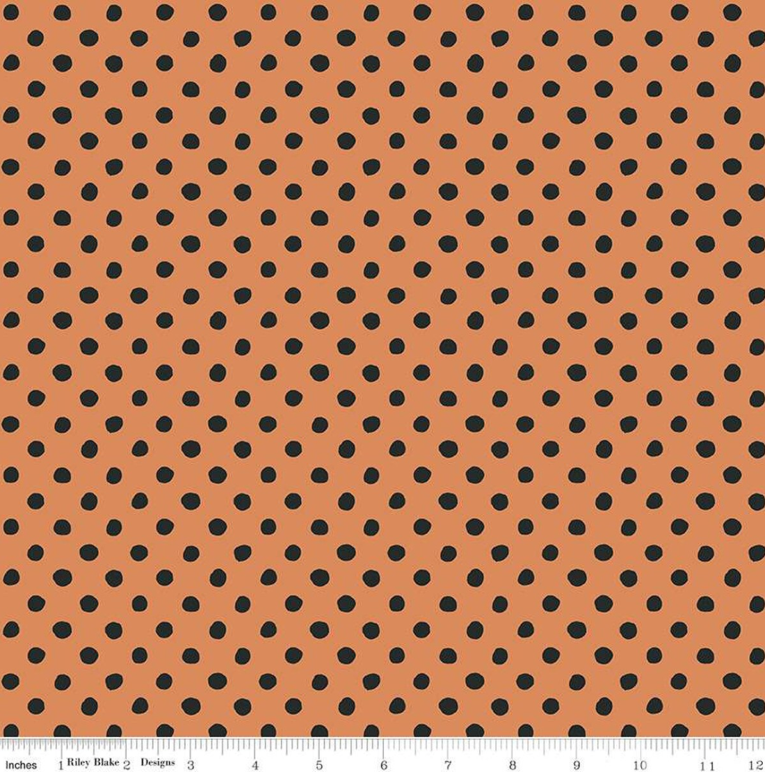 Trick or Treat Dots- Orange
