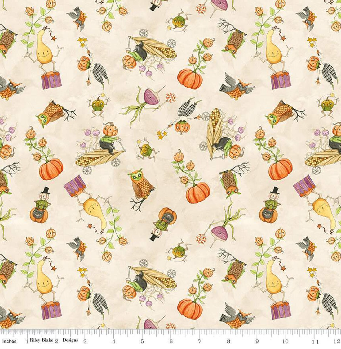 Ghoul Friends Gourds Toss- Cream