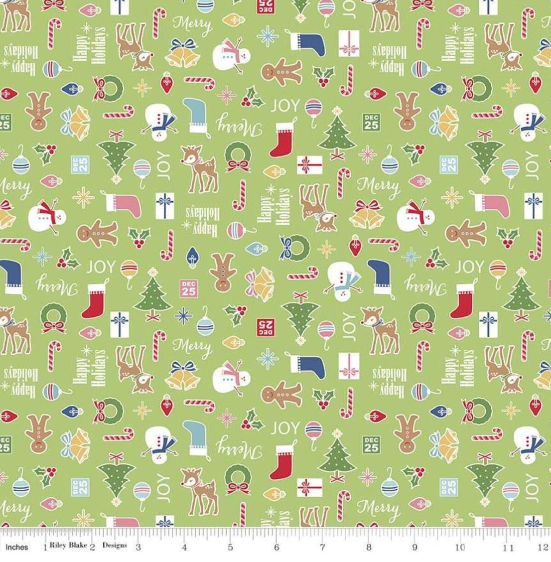 Cozy Christmas Main- Green