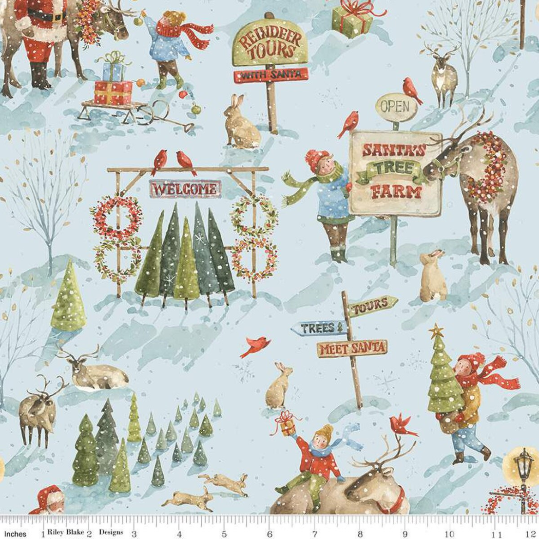 Santa's Tree Farm Main- Sky