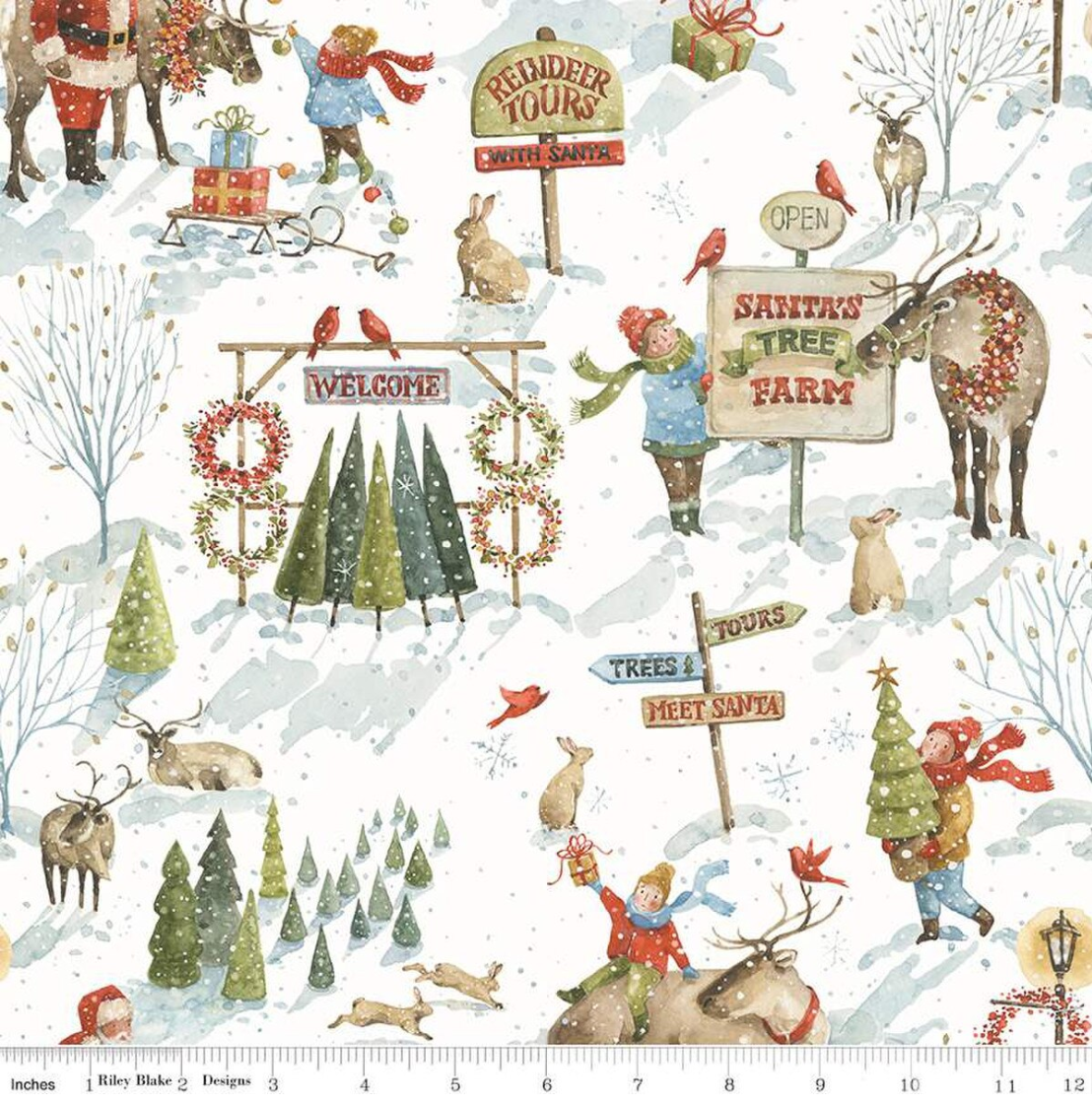 Santa's Tree Farm Main- Snowy