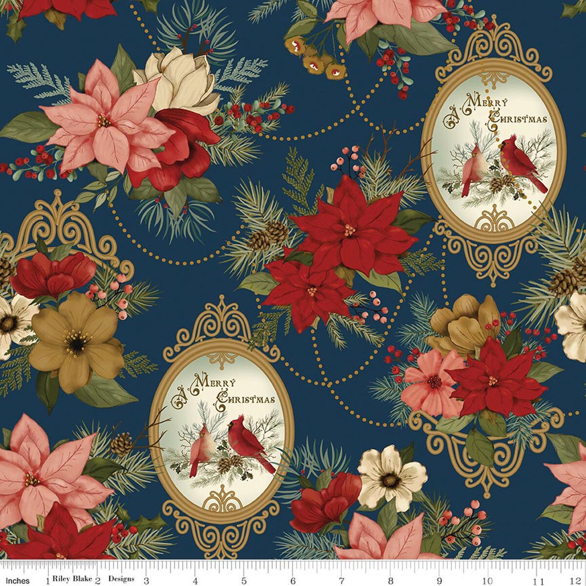 Christmas Greetings Main- Navy