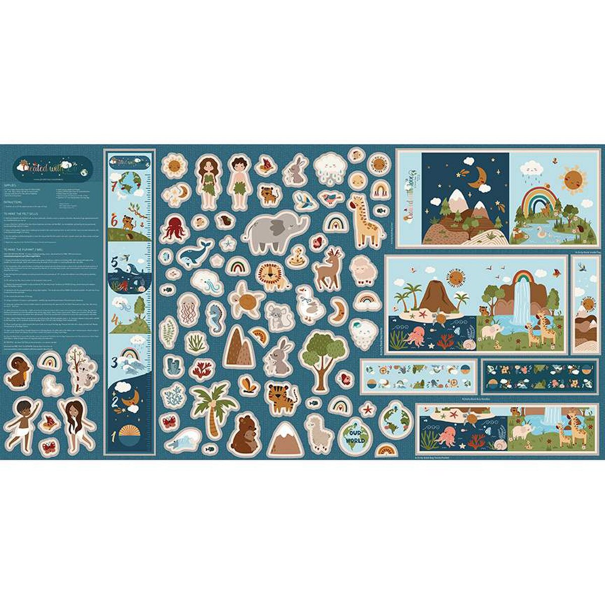 Created with Love Felt Panel