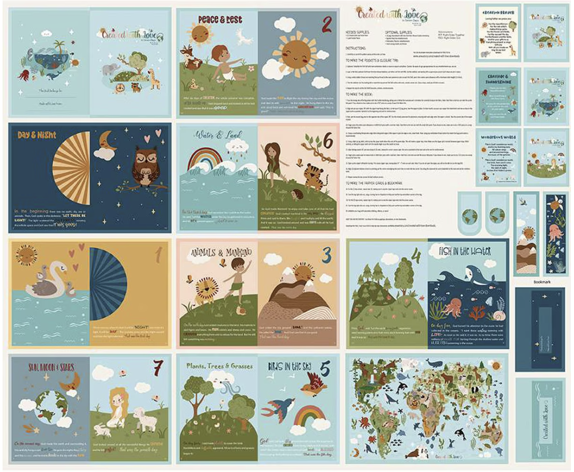 Created with Love Soft Book Panel