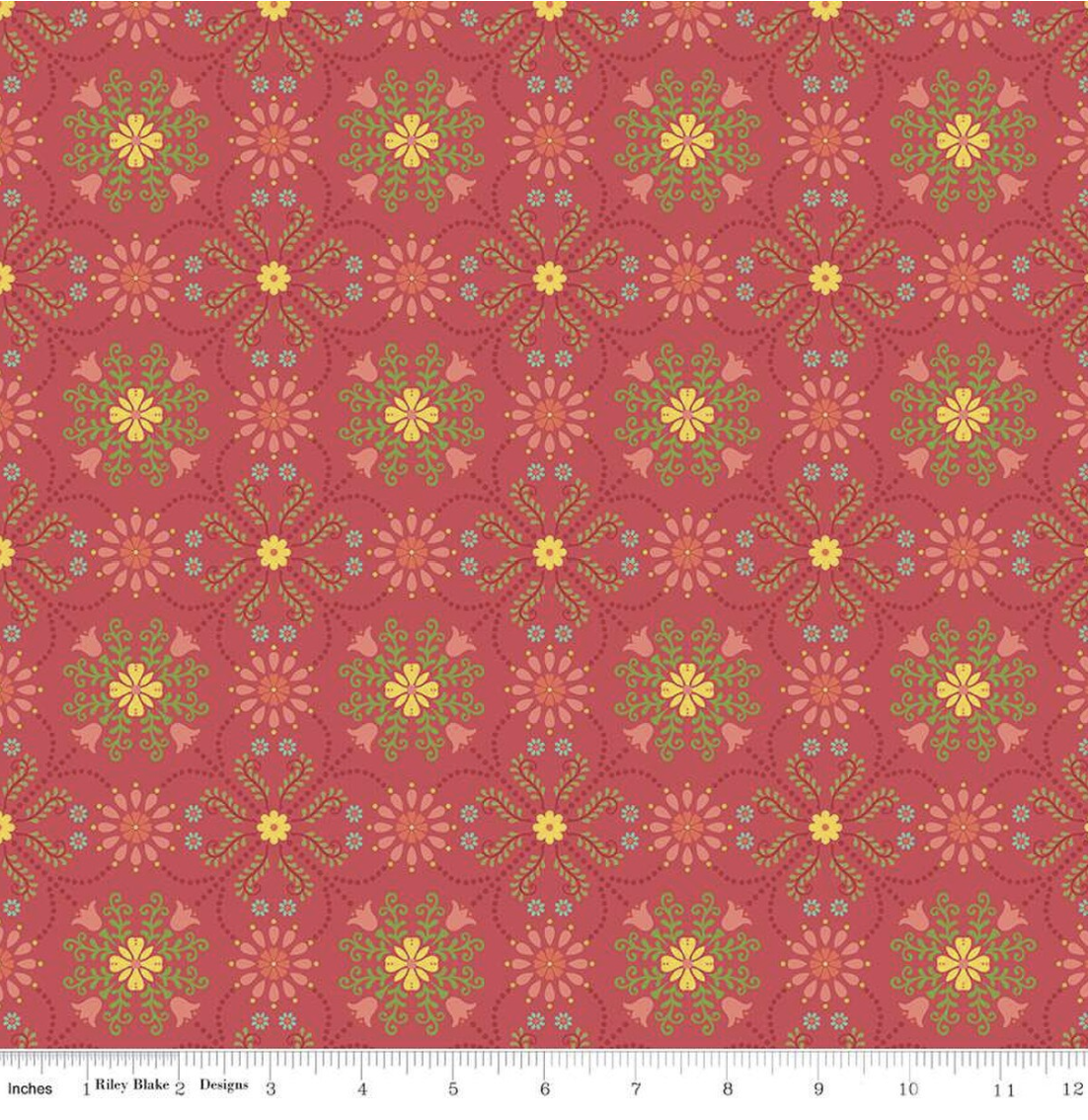 First Blooms Medallions- Berry