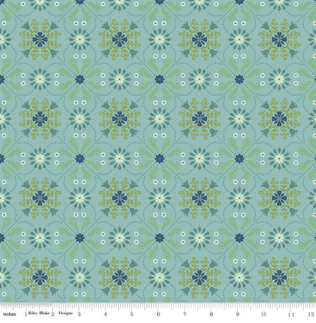 First Blooms Medallions- Glacier