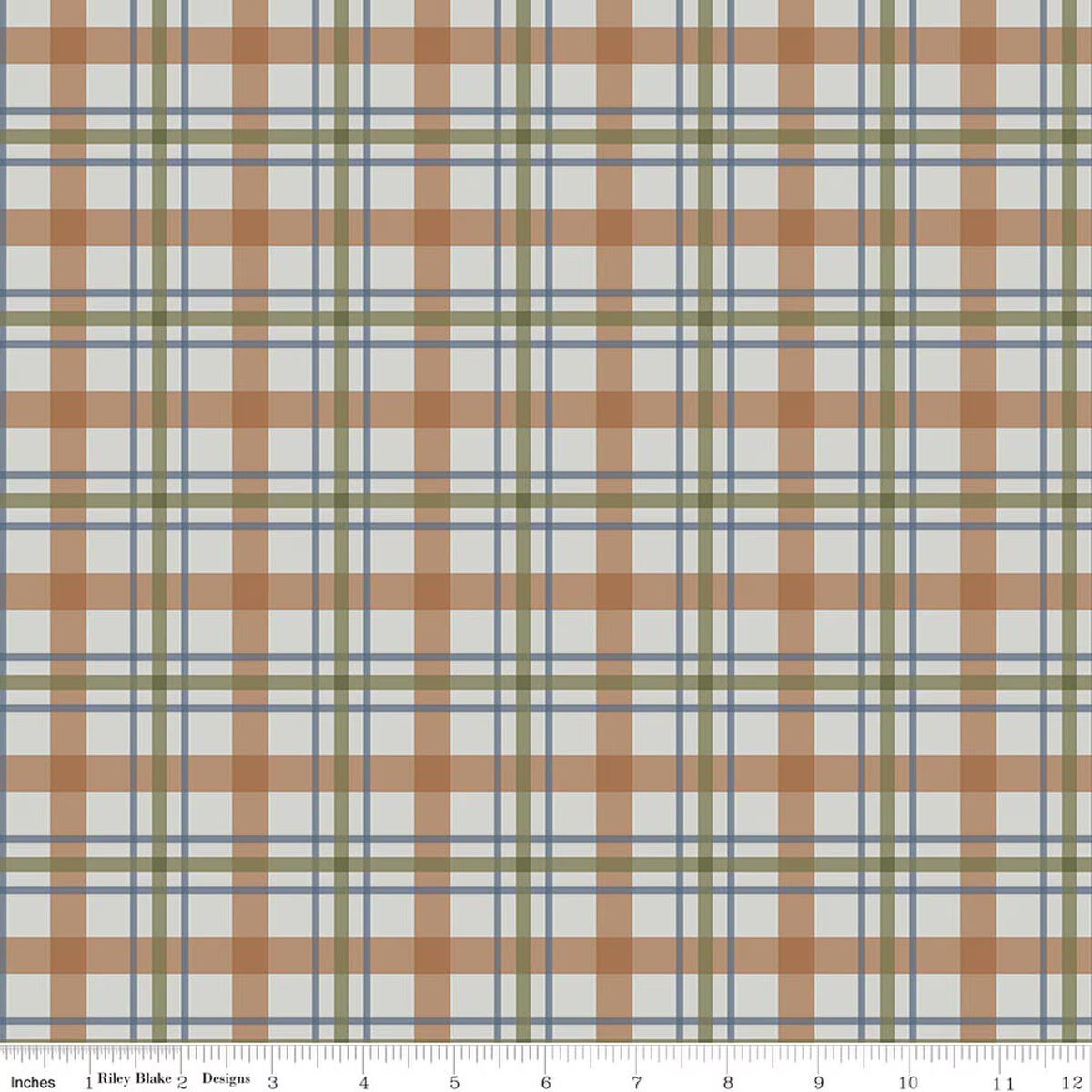 Flannel Cretaceous Plaid - Gray