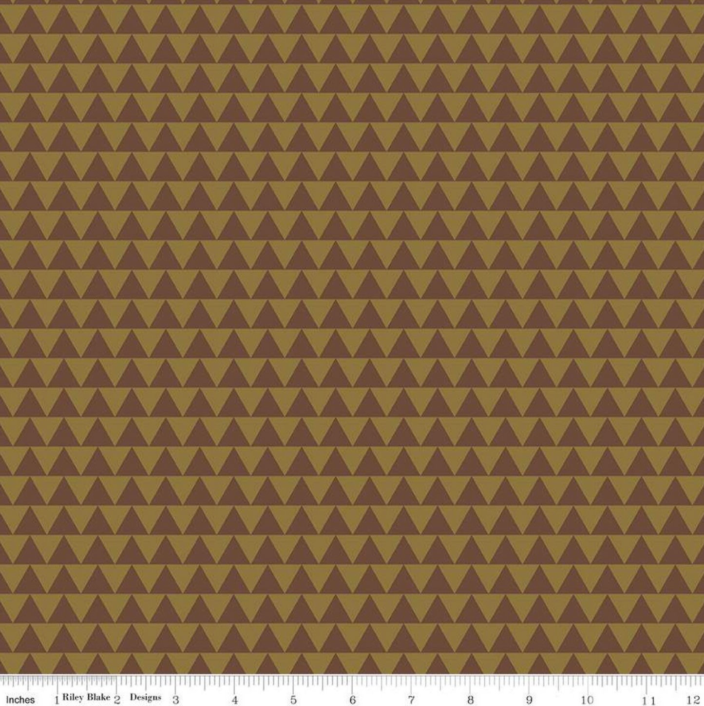 Flannel Into the Woods Triangles- Brown