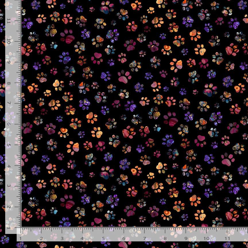 Floral Paw Prints
