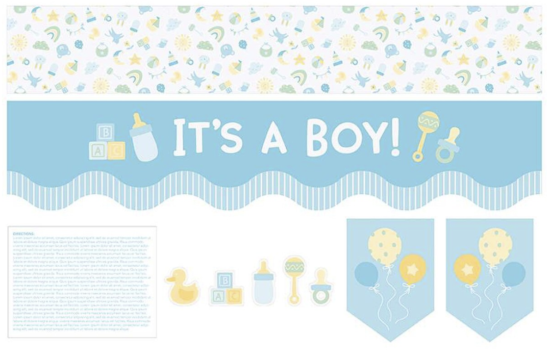 Mantel Runner of the Month Home Décor Panel- It's a Boy **Coming Soon**