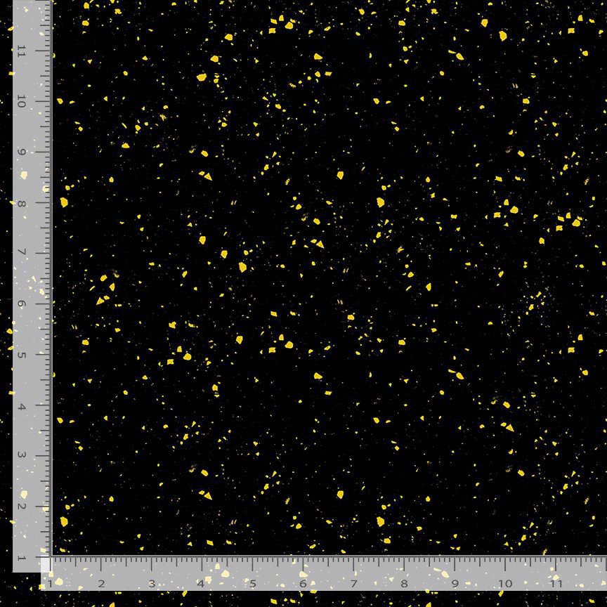 Metallic Confetti- Black