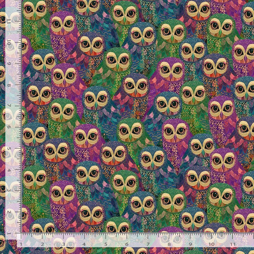 Packed Cloisonne Owl