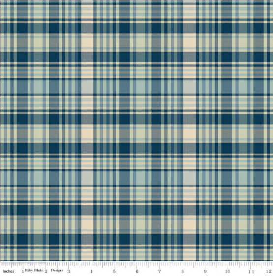Plaid-Venture Club Fisher- Blue