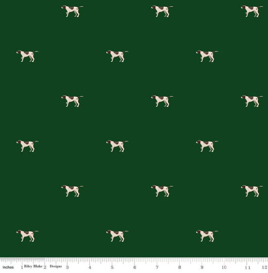 Plaid-Venture Club Pointers- Forest