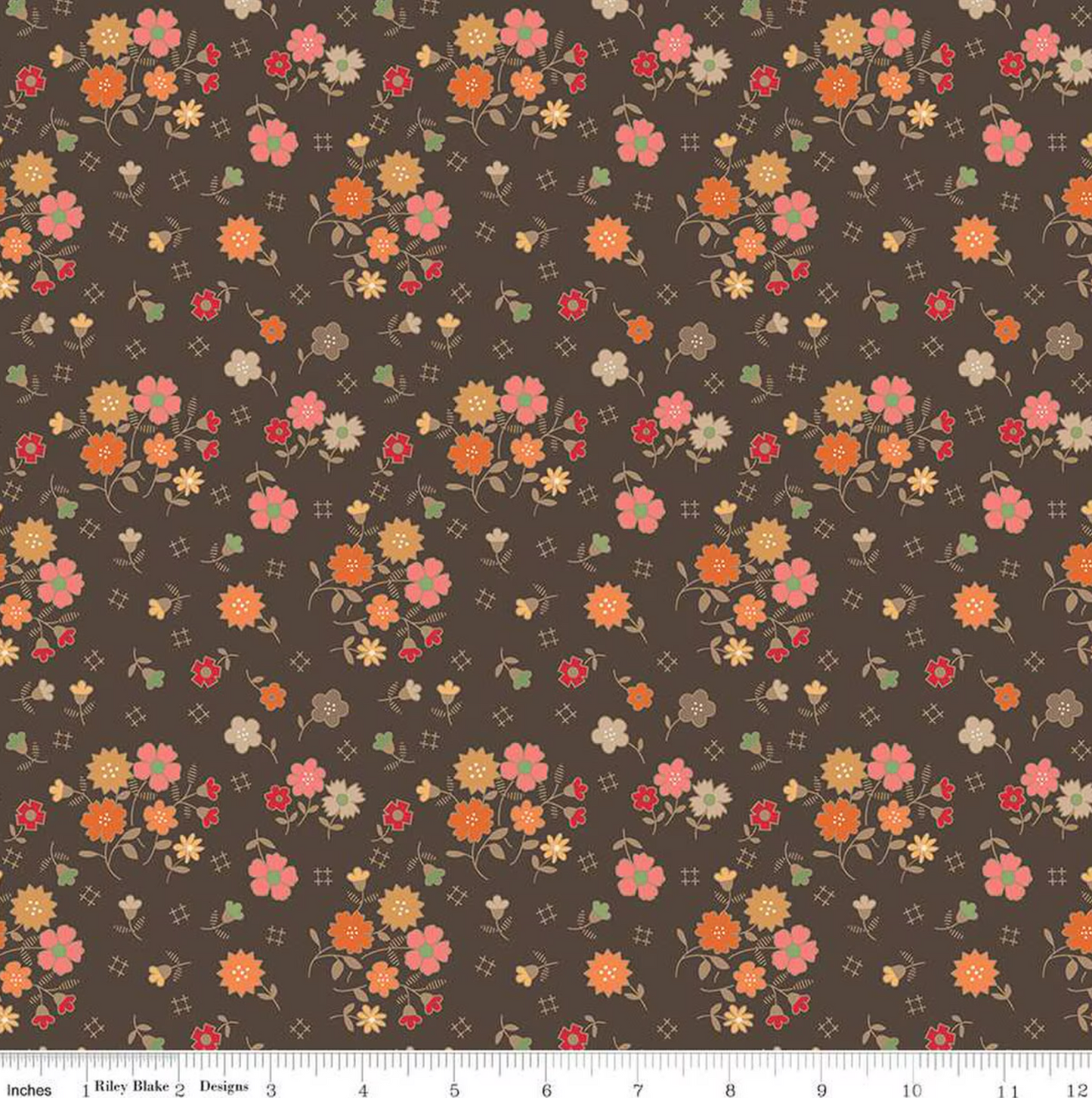 Autumn Floral- Raisin