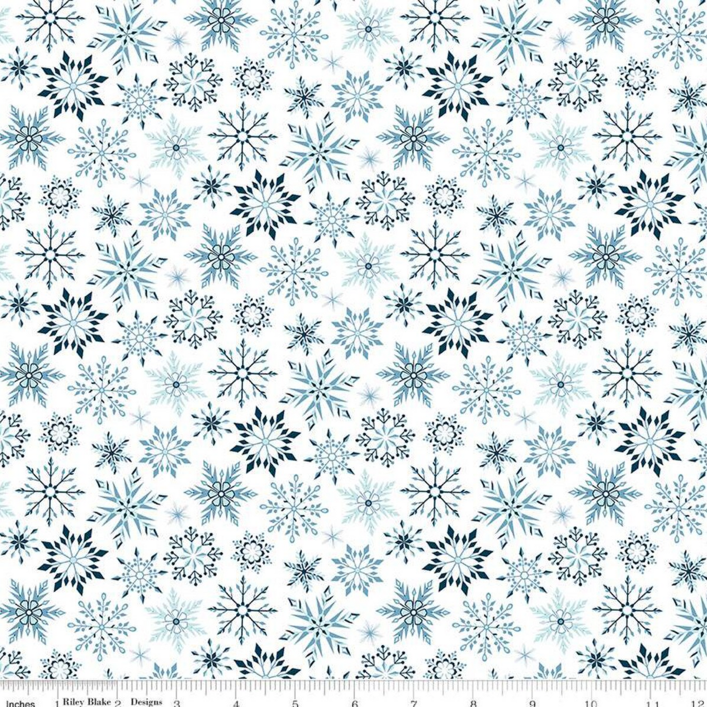 Winter Magic Snowflakes White