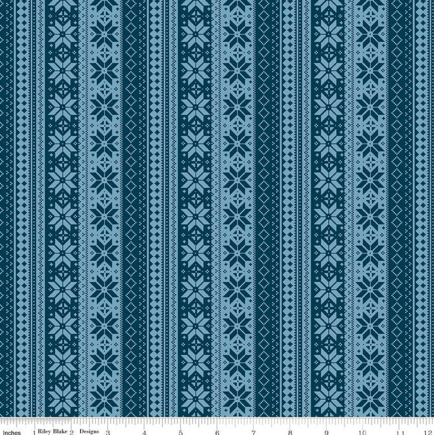 Winter Magic Sweater Stripe- Navy