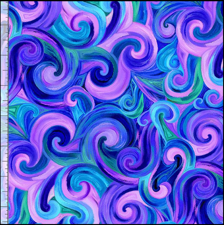 Swirls- Purple