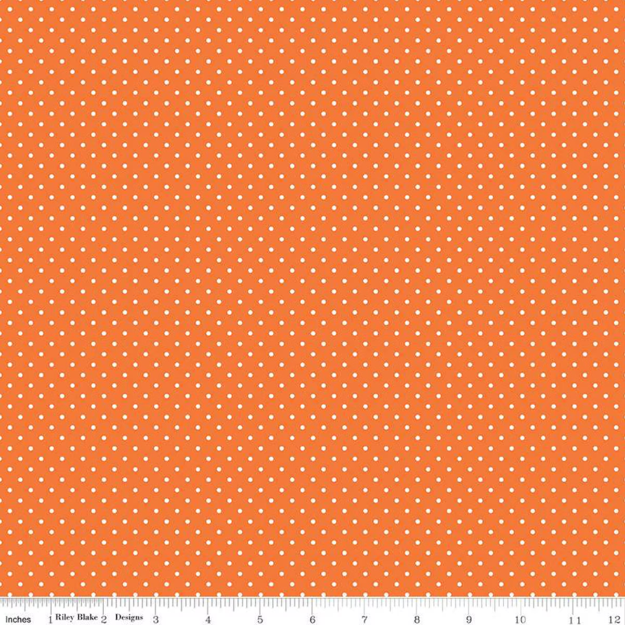Swiss Dot- Orange