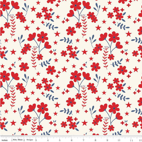 Wide Back Freedom Garden Ditsy Floral- Multi