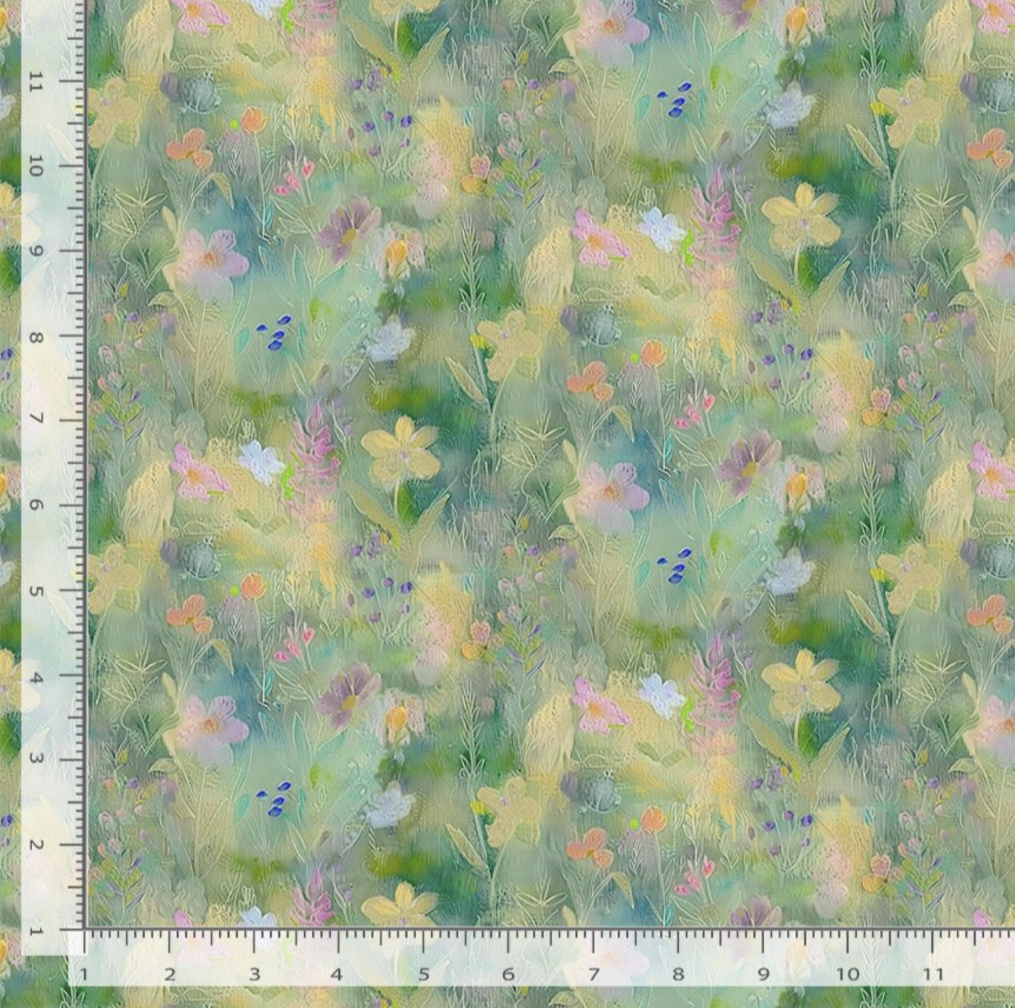 Wildflower Field- Green