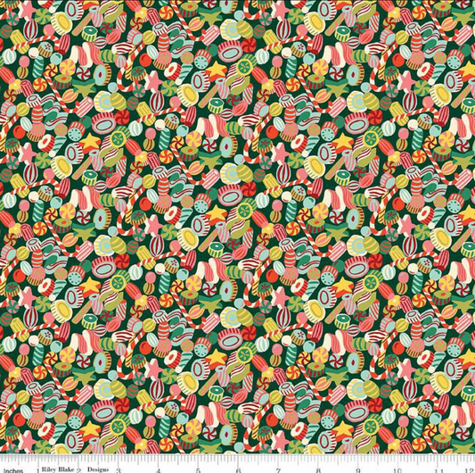 Liberty: Festive Fair Sweet Surprise A- Green
