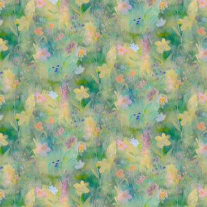 Wildflower Field- Green