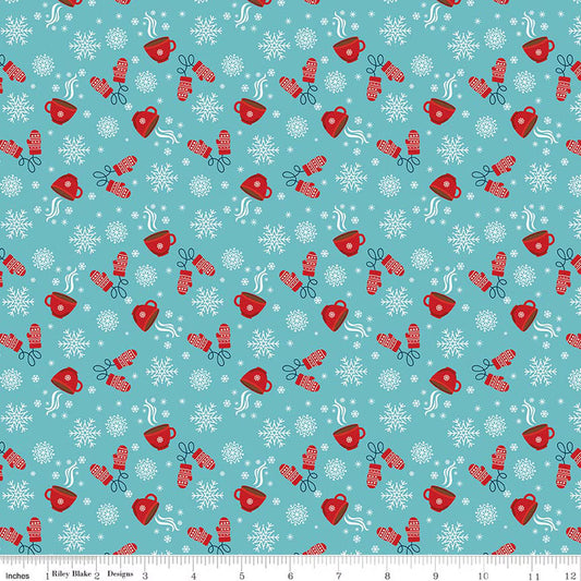 A Perfect Winter Cocoa- Blue