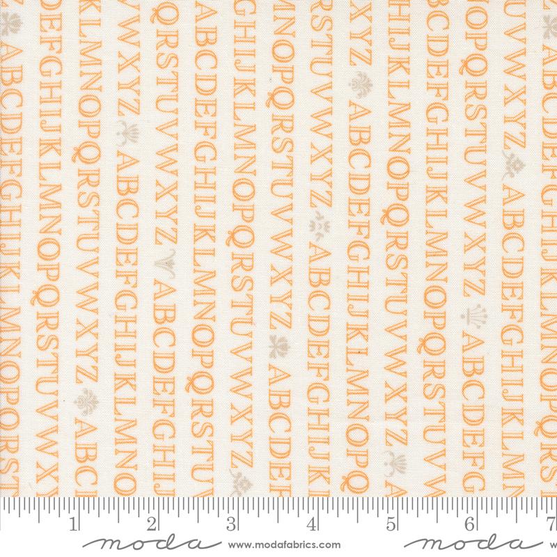 Agatha Road Text Stripe- Ghost Pumpkin
