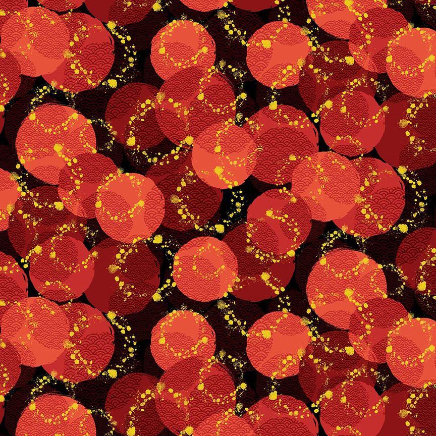 Metallic Asian Medallion