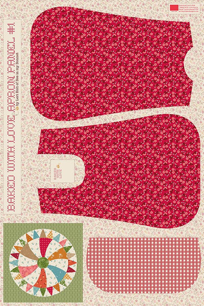 Baked With Love Home Decor Apron Panel #1