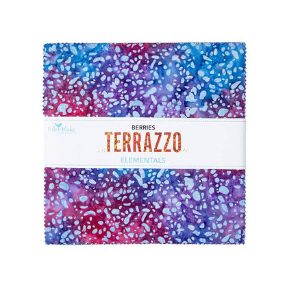 Batiks Elementals Terrazzo Berries 10" Stacker A