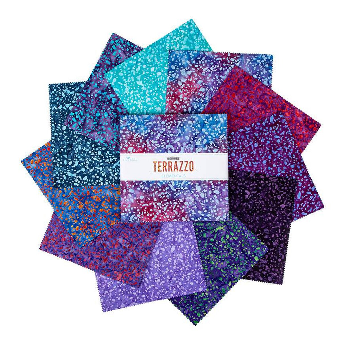 Batiks Elementals Terrazzo Berries 10" Stacker A
