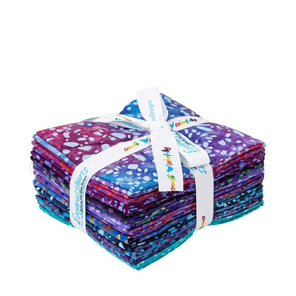 Batiks Elementals Terrazzo Berries Fat Quarter Bundle A