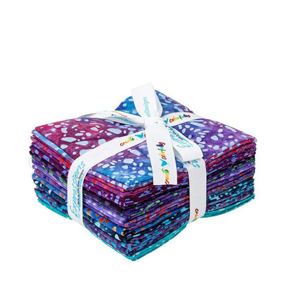 Batiks Elementals Terrazzo Berries Fat Quarter Bundle A