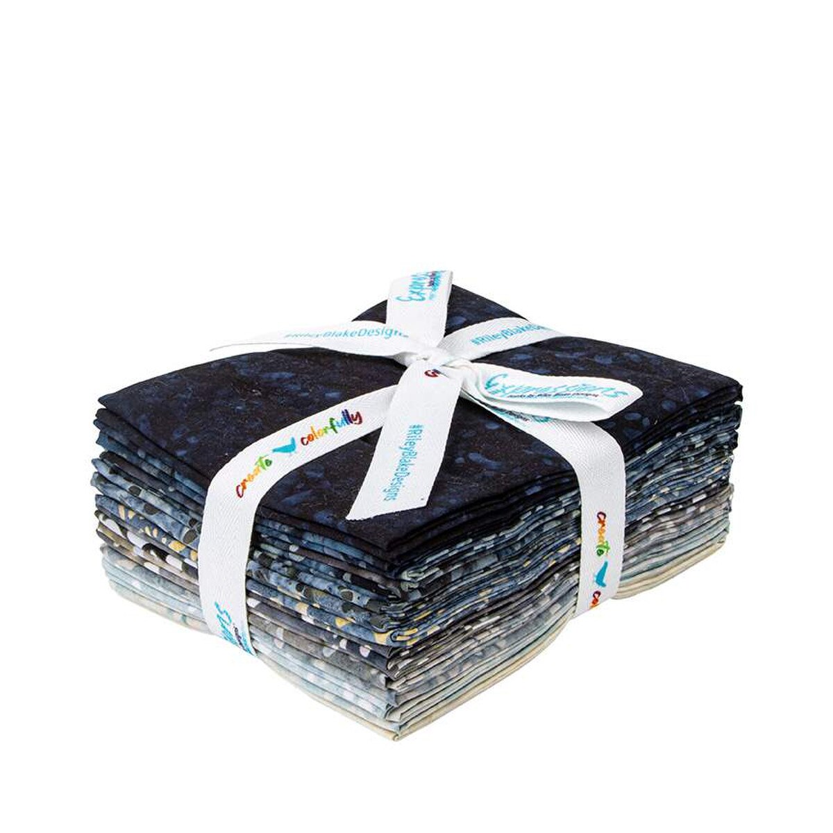Batiks Elementals Terrazzo Frosty Fat Quarter Bundle E