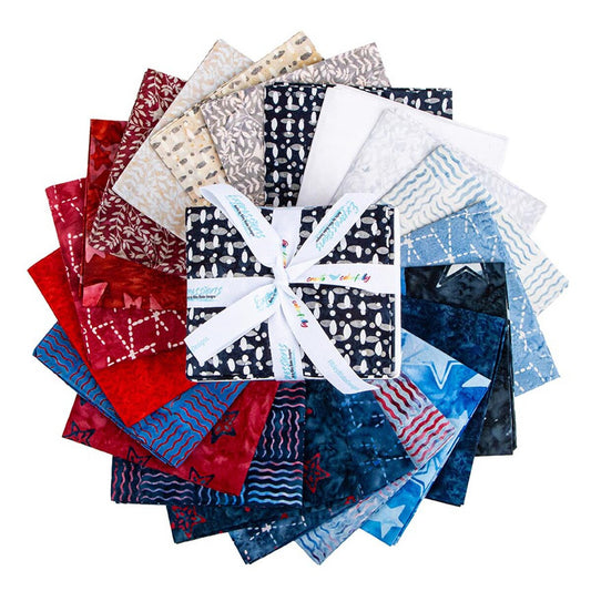 Batiks Stars & Stitches Fat Quarter Bundle