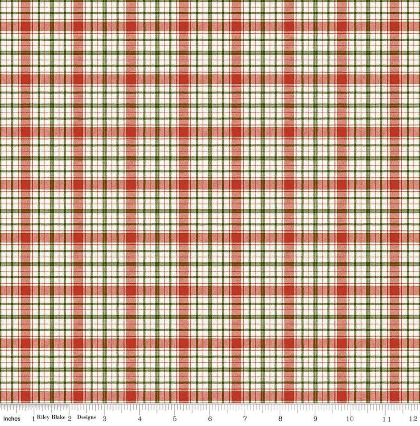 Christmas is in Town Plaid- Multi