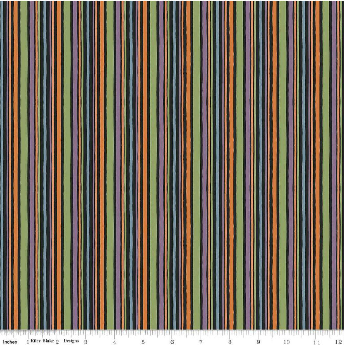 Trick or Treat Stripes- Black