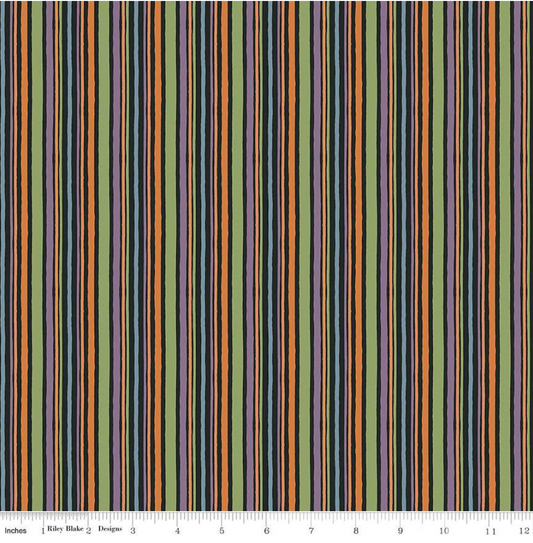 Trick or Treat Stripes- Black