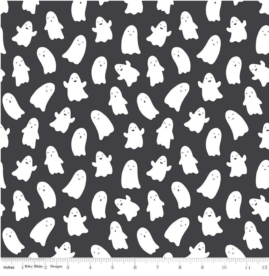 Hey Pumpkin Ghosts- Charcoal