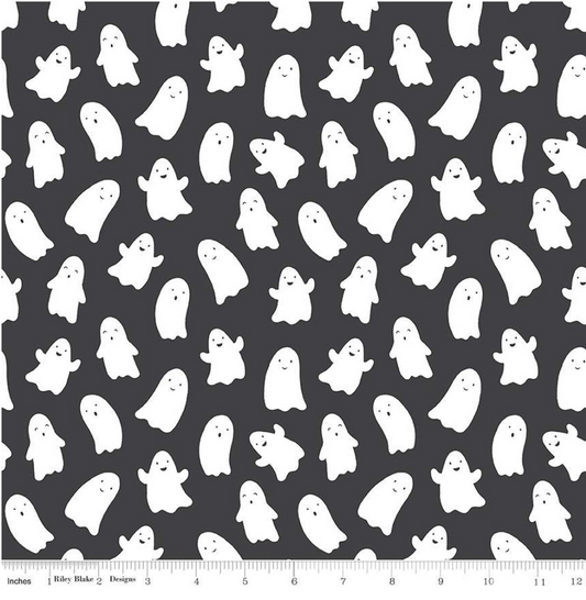 Hey Pumpkin Ghosts- Charcoal