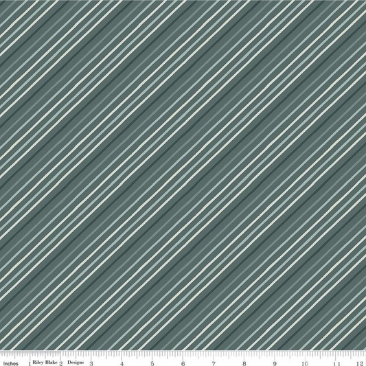 Happy Fall Days Stripes- Stone
