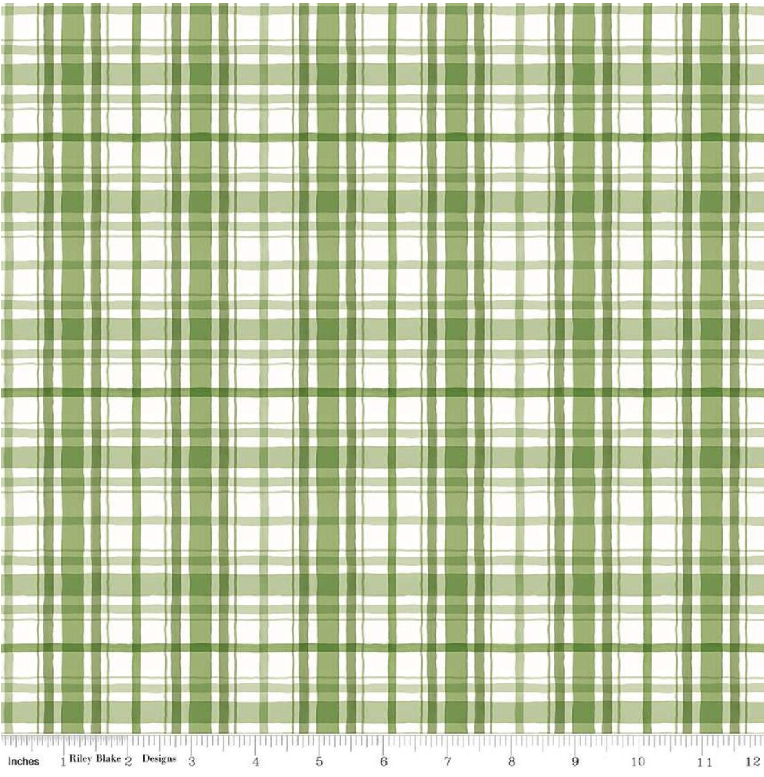 Santa's Tree Farm Plaid- Green