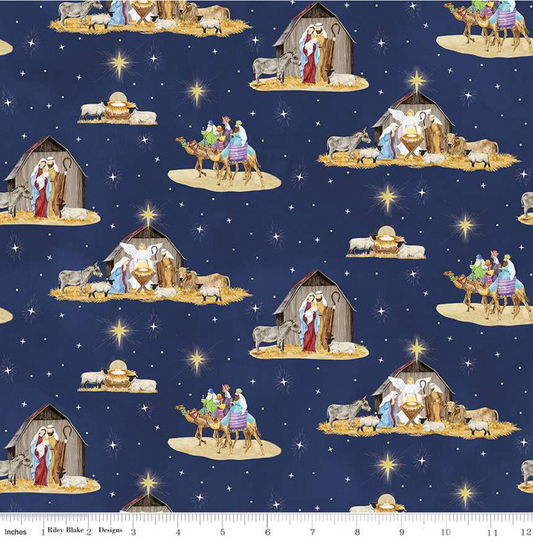 Come Let Us Adore Him Main- Navy