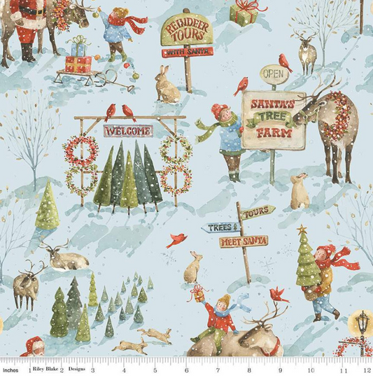 Santa's Tree Farm Main- Sky