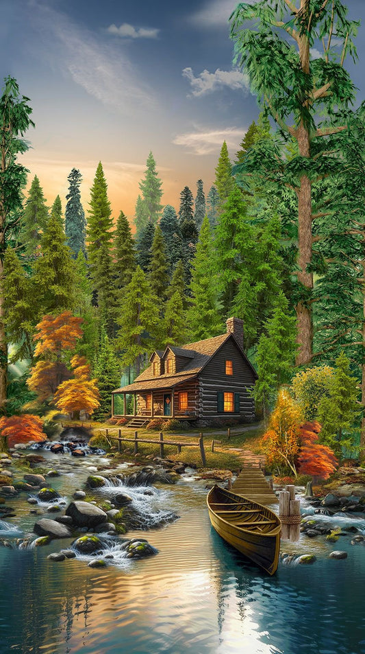 Cabin Scene Panel