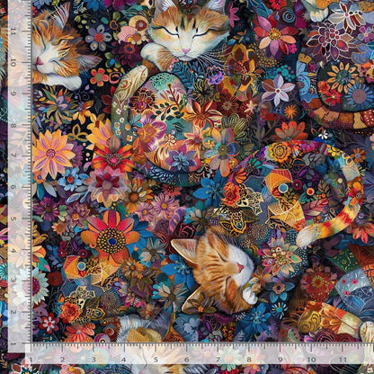 Calico Cat Floral