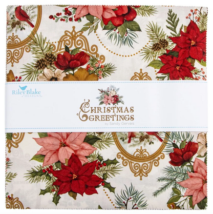 Christmas Greetings 10" Stacker